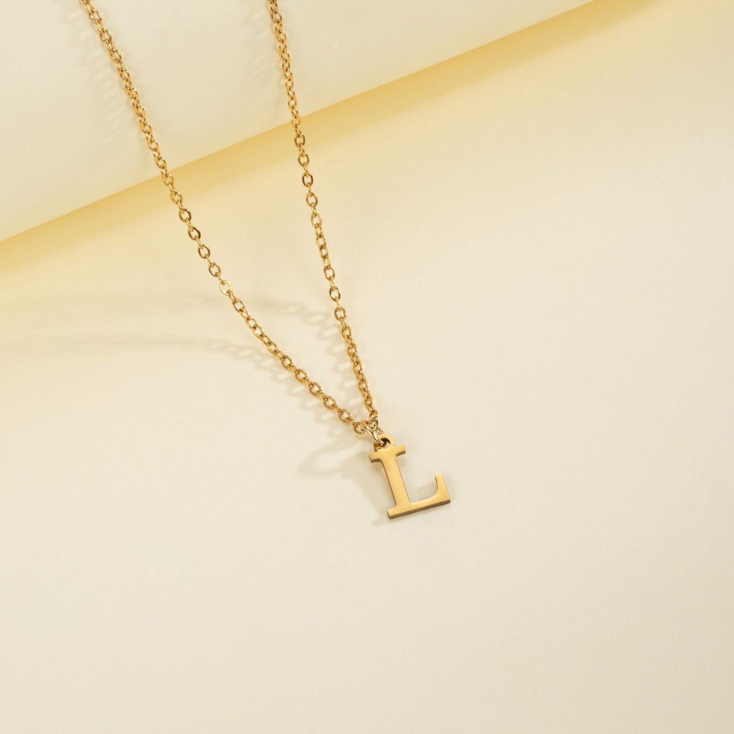 English Letter Necklace Female Personality