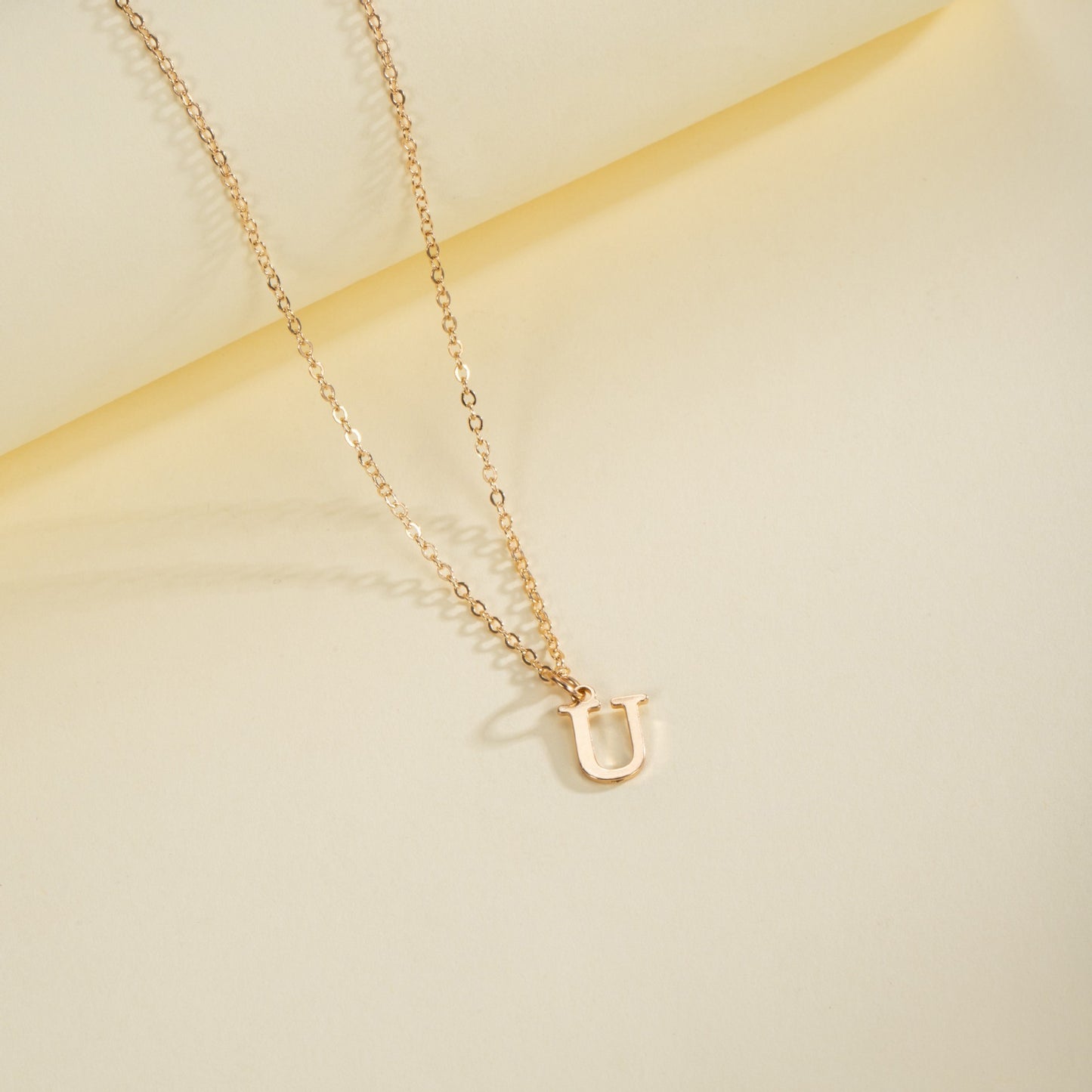 English Letter Necklace Female Personality